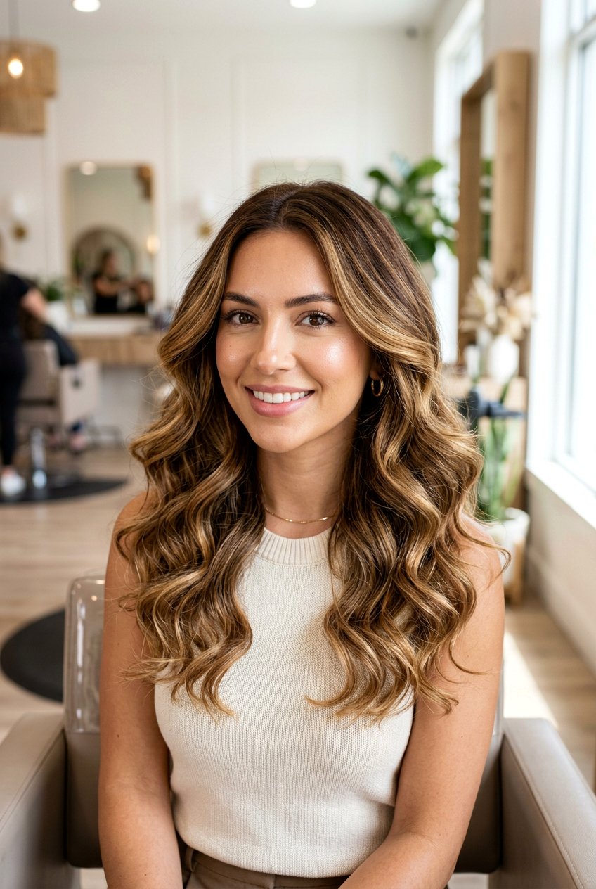 Warm brunette ombre with gold - 20 brunette ombre hair color - 20 brunette ombre hair color