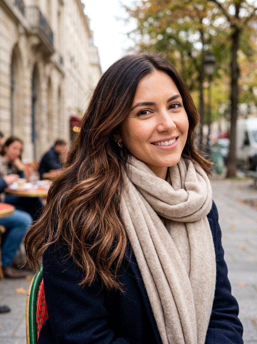 Warm chestnut balayage dark hair - 20 warm chestnut balayage for mature women - 20 warm chestnut balayage for mature women