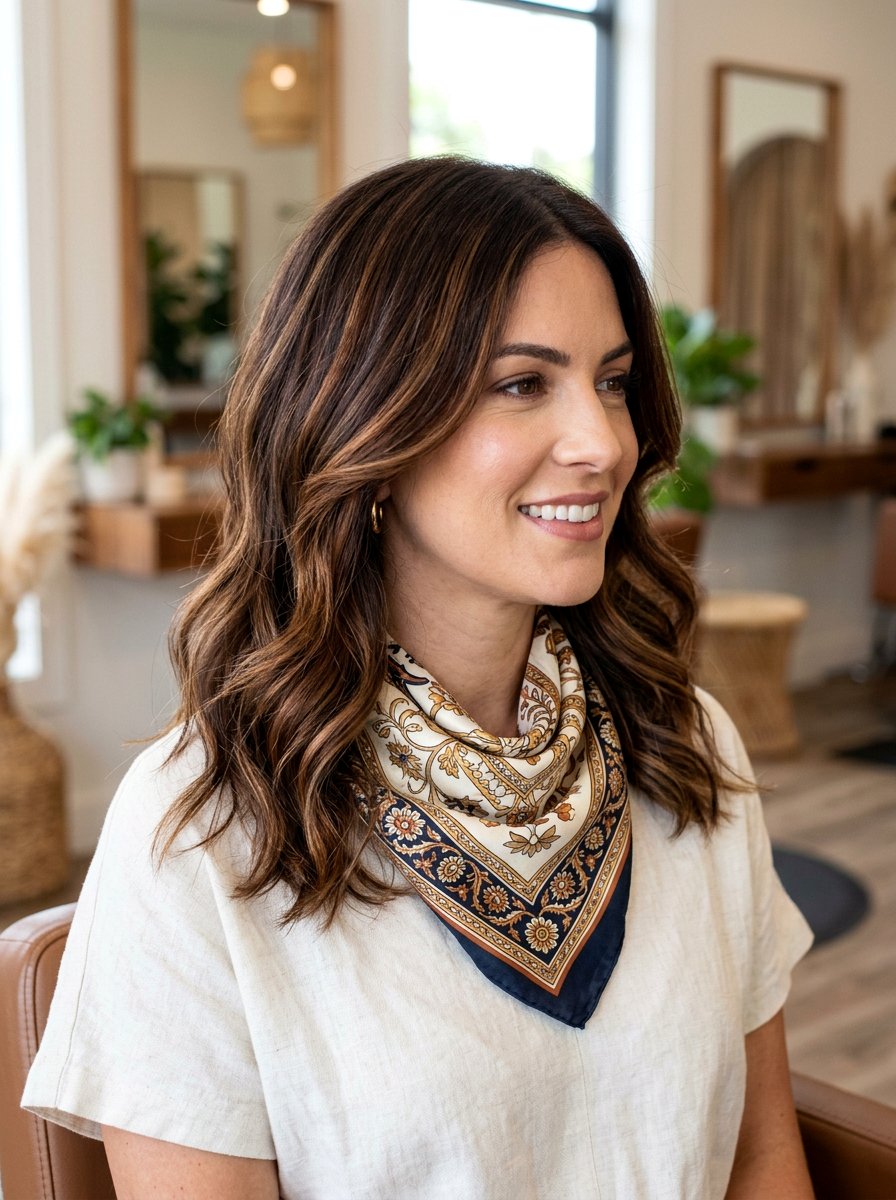 Warm chestnut balayage lowlights - 20 warm chestnut balayage for mature women - 20 warm chestnut balayage for mature women