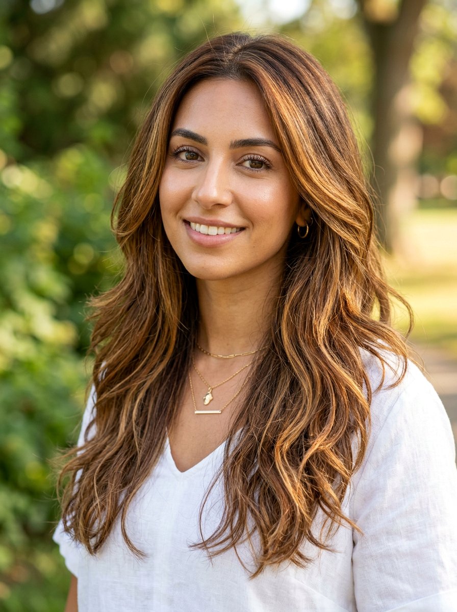 Warm chestnut balayage olive skin - 20 warm chestnut balayage for mature women - 20 warm chestnut balayage for mature women