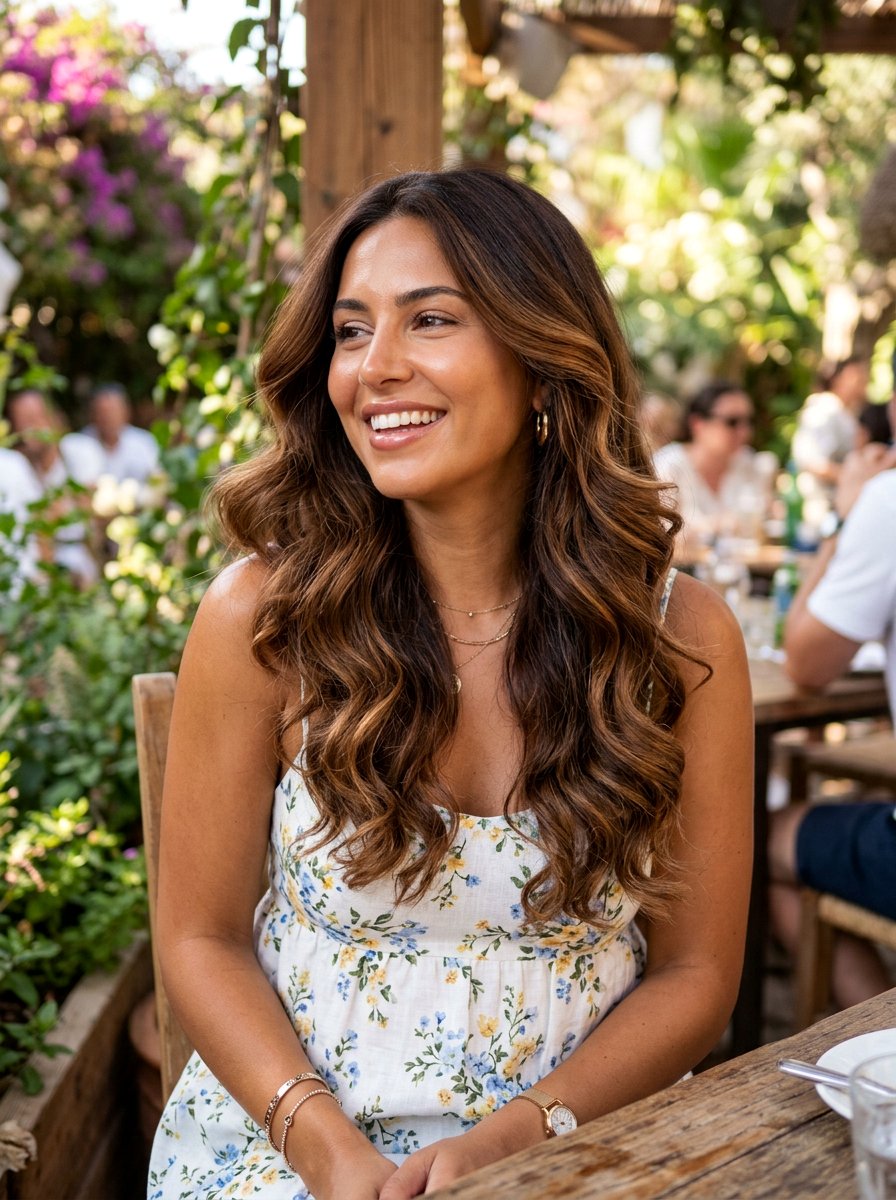 Warm chestnut balayage tan skin - 20 warm chestnut balayage for mature women - 20 warm chestnut balayage for mature women