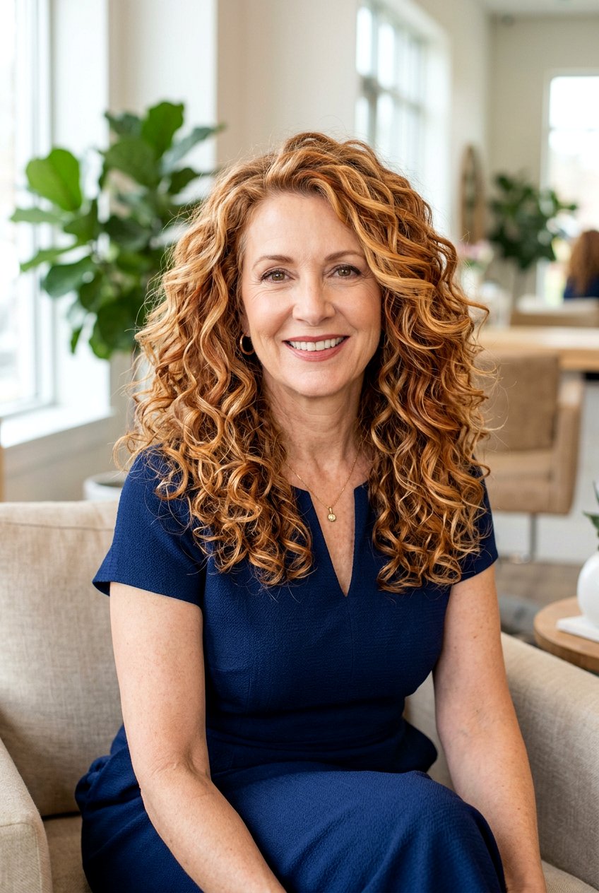 Warm copper strawberry blonde balayage - 20 strawberry blonde balayage for mature women - 20 strawberry blonde balayage for mature women