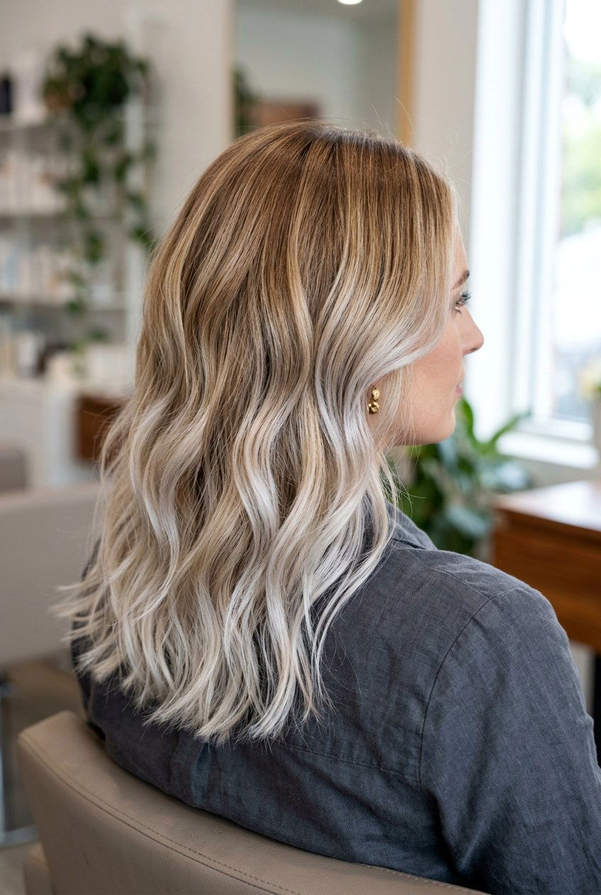 Warm to Cool Ash Blonde Balayage - 20 ash blonde balayage - 20 ash blonde balayage