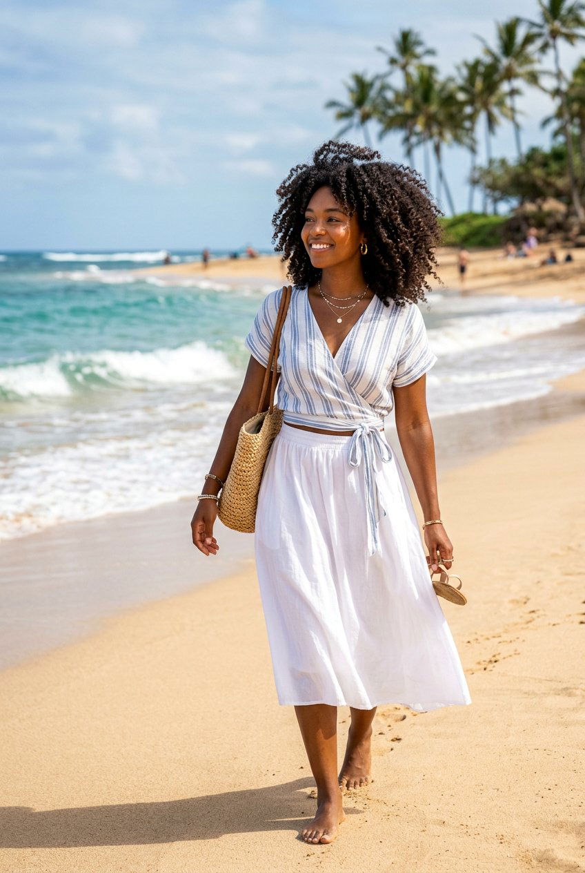 Wash And Go - 20 black women vacation hairstyle ideas - 20 black women vacation hairstyle ideas