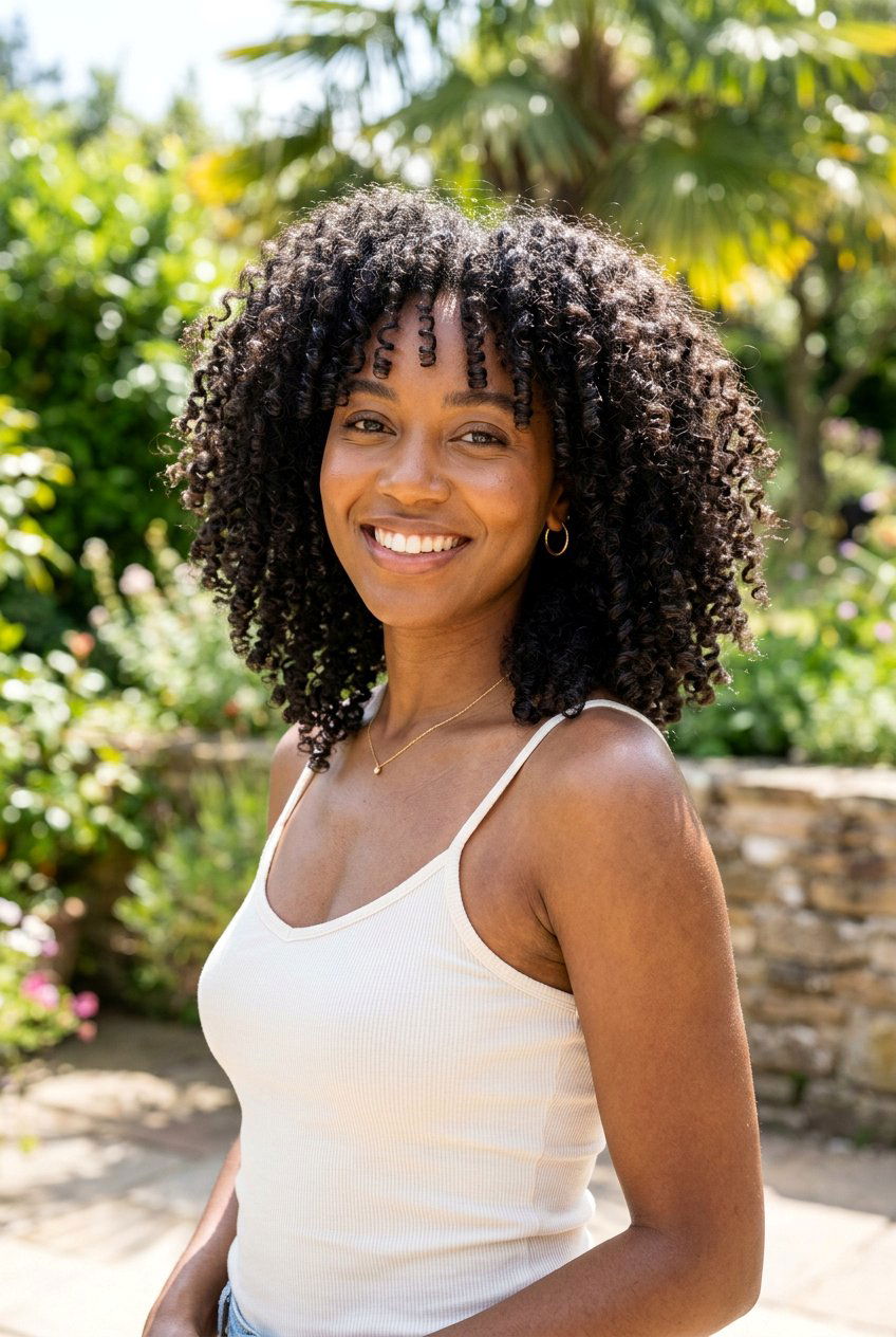 Wash And Go Curls For Summer - 20 summer hairstyles for curly hair - 20 summer hairstyles for curly hair