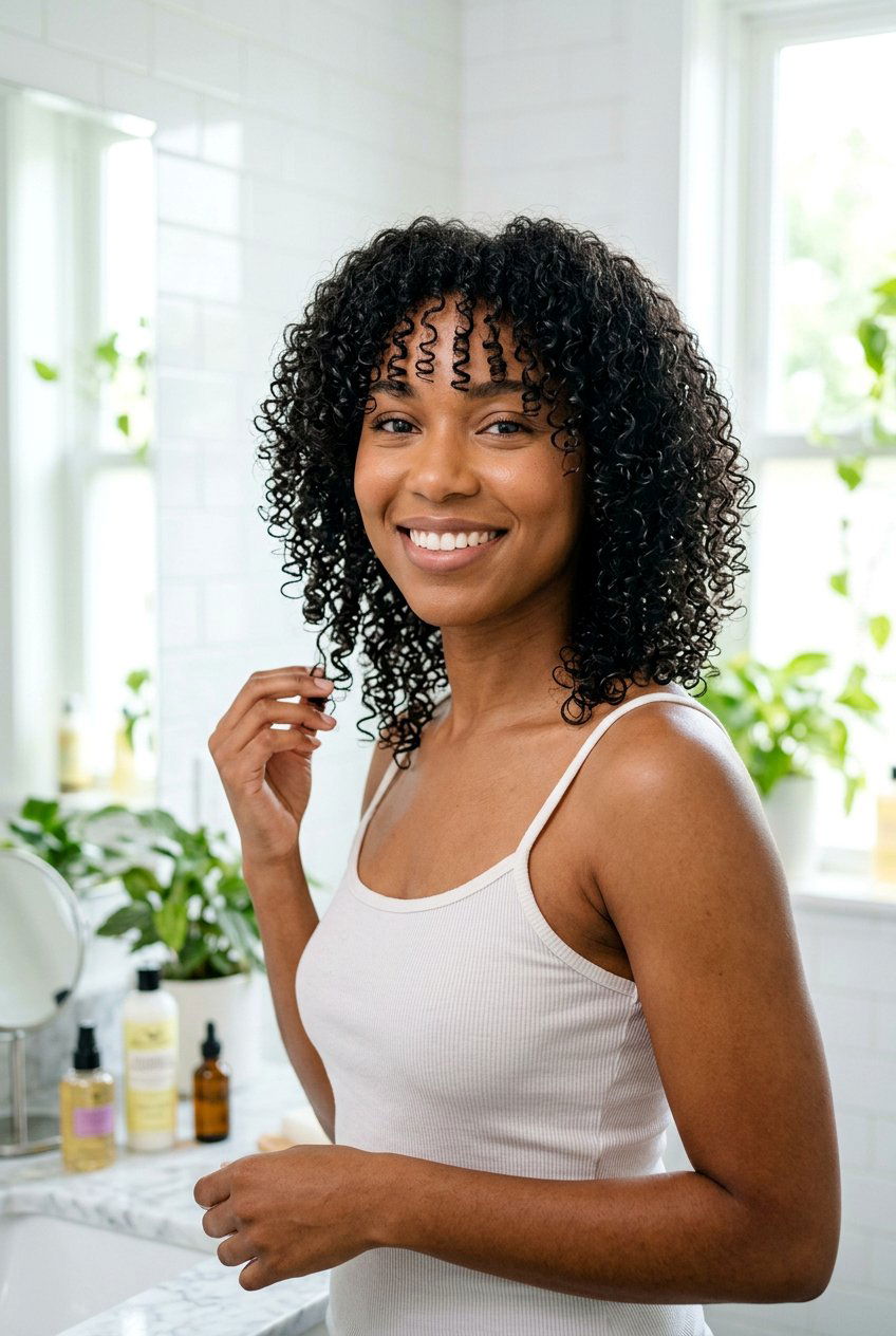 Wash And Go Curly Cut - 20 low maintenance haircut for black women - 20 low maintenance haircut for black women