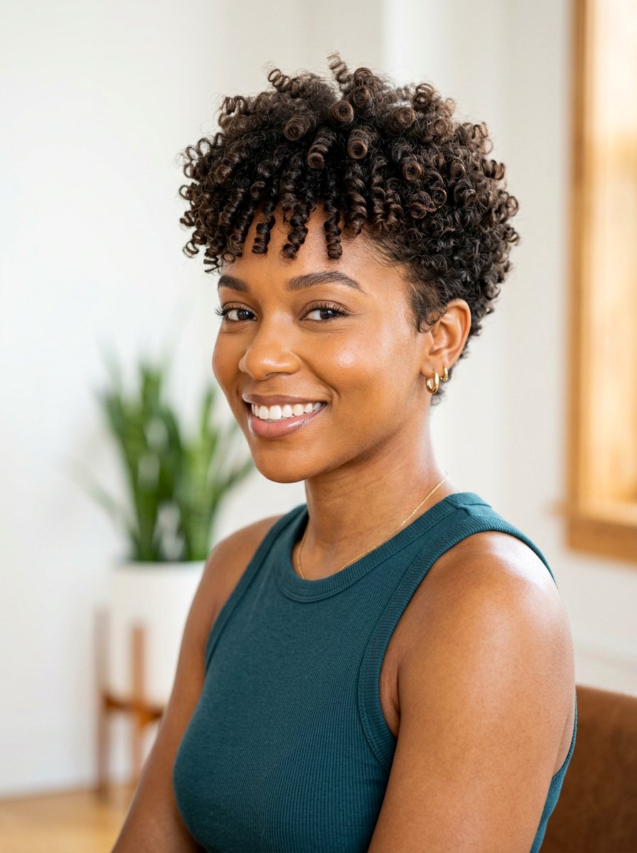 Wash And Go Curly Pixie Haircut - 20 wash and wear short pixie haircut - 20 wash and wear short pixie haircut
