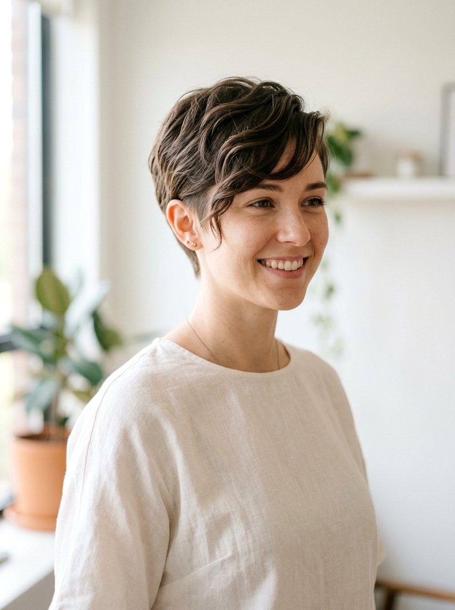 Wash And Go Pixie Haircut With Side Bangs - 20 wash and wear short pixie haircut - 20 wash and wear short pixie haircut