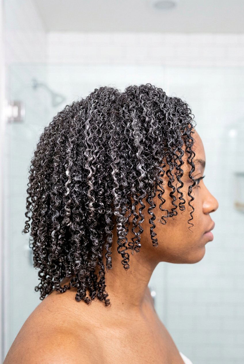 Wash and Go with Finger Coils for Medium Natural Hair - 20 wash and go for medium natural hair - 20 wash and go for medium natural hair