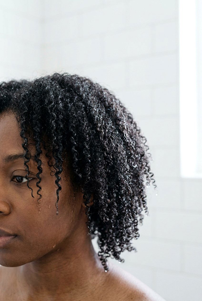 Wash and Go with Gel and Leave In Combo for 4C Coils - 20 defined wash and go for 4c hair - 20 defined wash and go for 4c hair