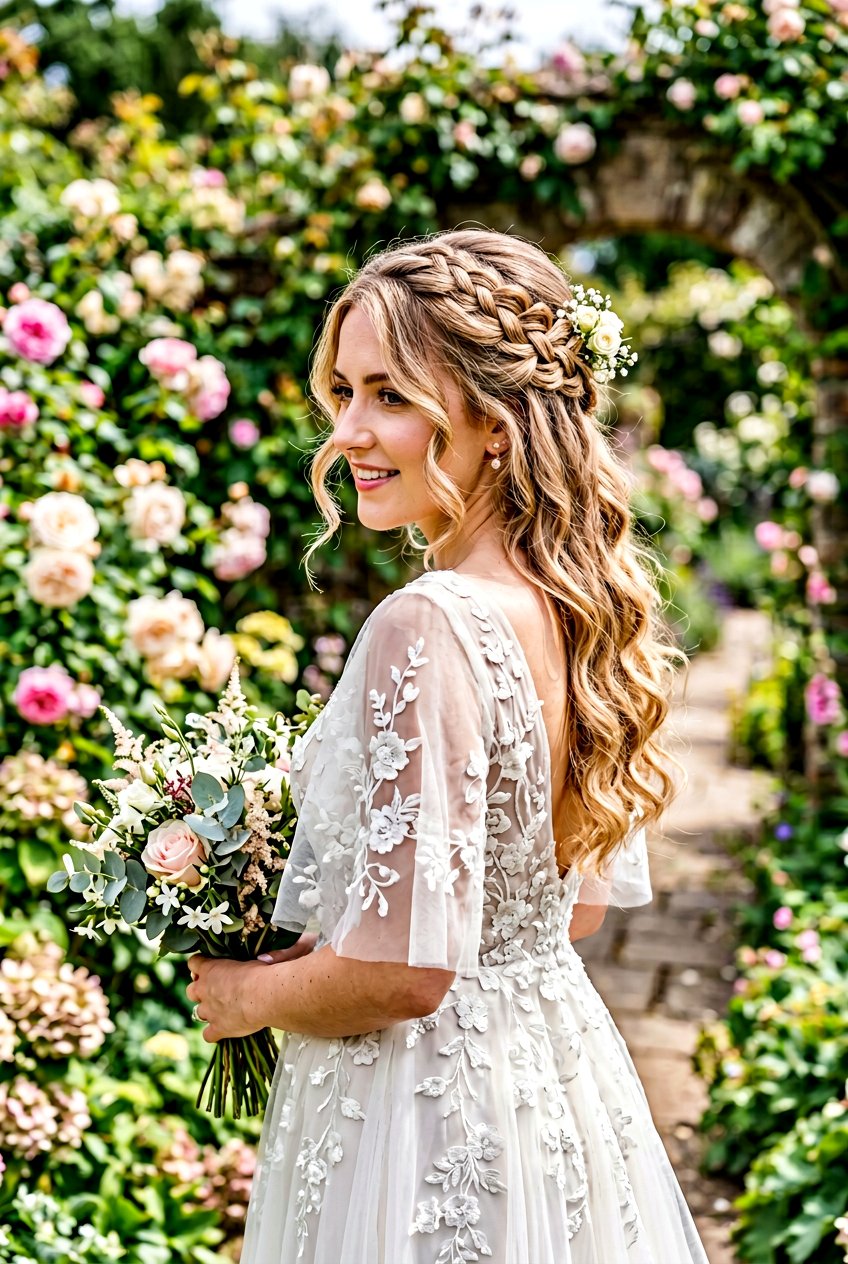 Waterfall Braid - 20 bridal hairstyle with soft tendrils - 20 bridal hairstyle with soft tendrils