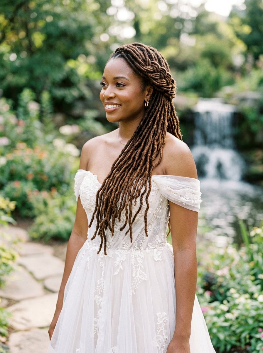 20 Breathtaking Prom Hairstyles for Locs for Your Big Night