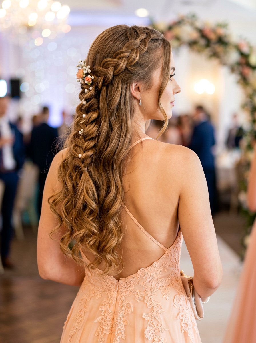 Waterfall Braid Prom Hair - 20 prom hair ideas for women - 20 prom hair ideas for women