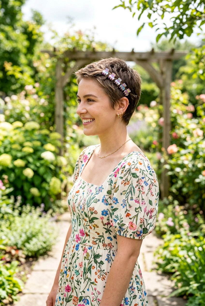 Waterfall Claw Clip - 20 easy claw clip hairstyles for short hair - 20 easy claw clip hairstyles for short hair