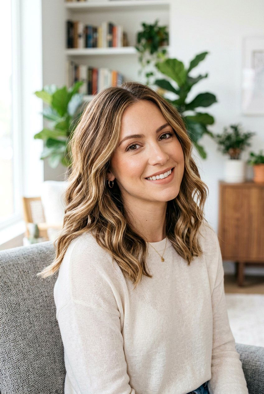 Wavy Balayage Lob Haircut - 20 balayage on bob haircut - 20 balayage on bob haircut