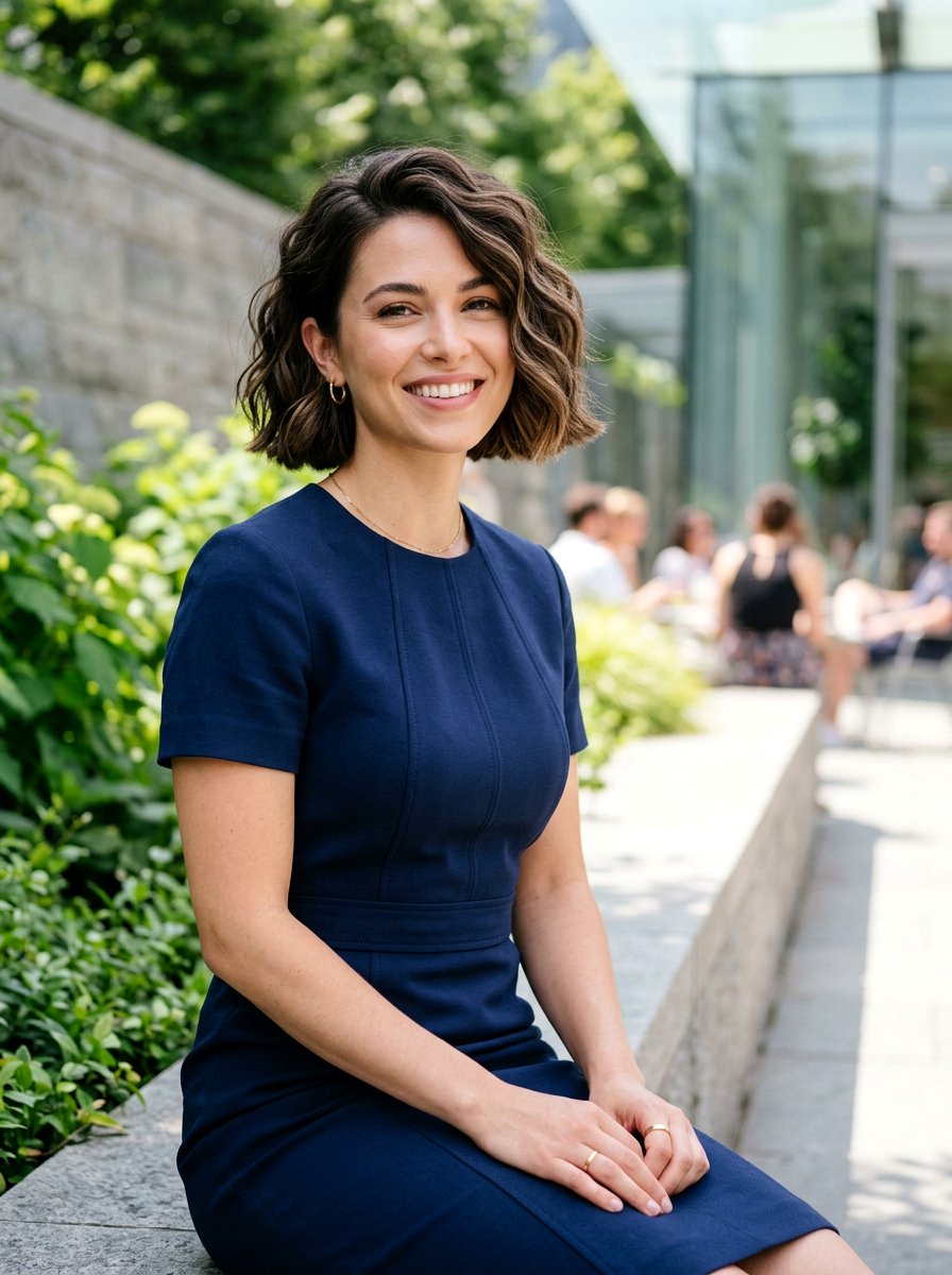 Wavy Bixie With Blunt Edges - 20 wavy bixie haircut for thick hair - 20 wavy bixie haircut for thick hair