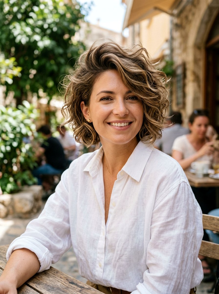 Wavy Bixie With Root Volume - 20 wavy bixie haircut for thick hair - 20 wavy bixie haircut for thick hair