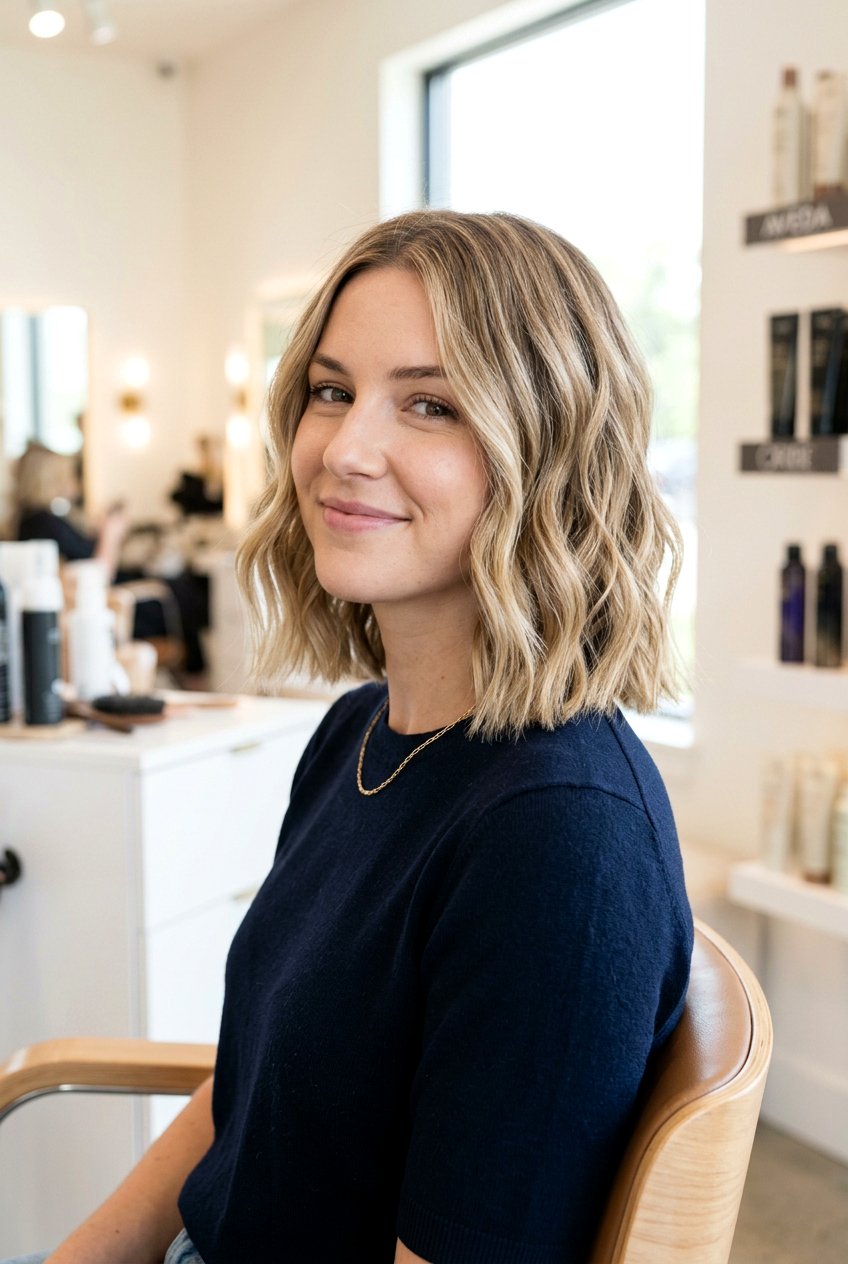 Wavy Blunt Shoulder Length Haircut - 20 blunt shoulder length haircut - 20 blunt shoulder length haircut