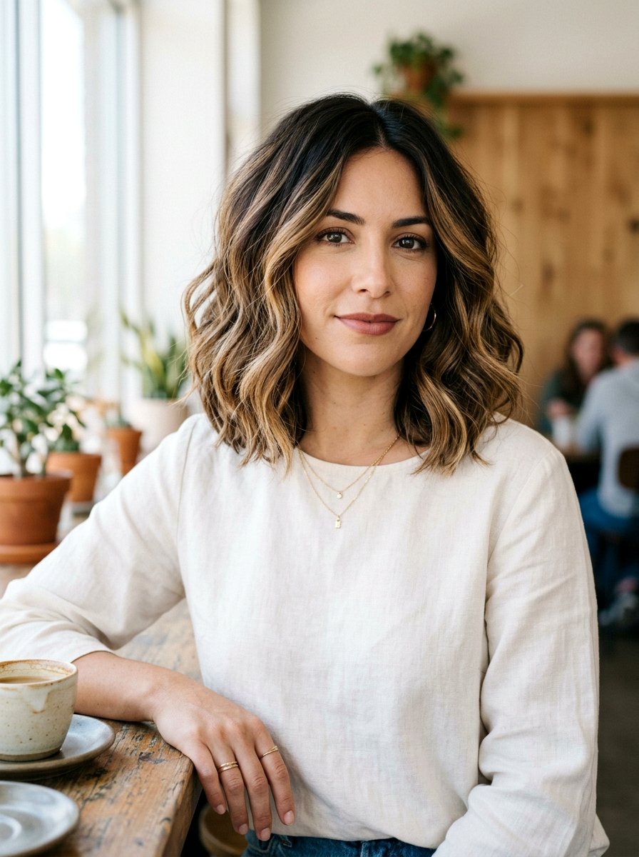 Wavy Bob With Balayage For Thick Hair - 20 wavy bob for thick hair women - 20 wavy bob for thick hair women