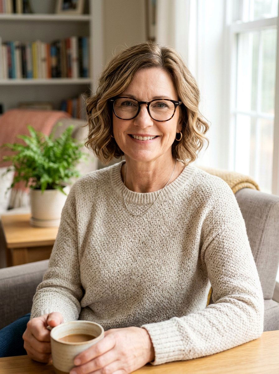 Wavy Bob With Glasses - 20 wavy bob haircut for mature women - 20 wavy bob haircut for mature women