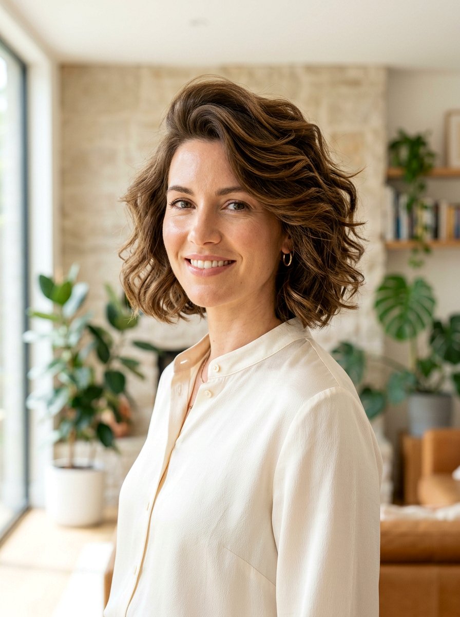 Wavy Bob With Layers And Volume For Thick Hair - 20 wavy bob for thick hair women - 20 wavy bob for thick hair women