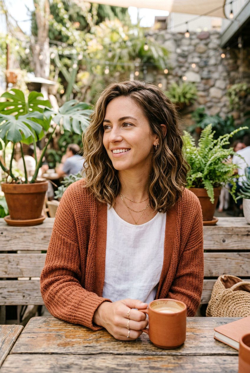 Wavy Boho Bob - 20 low maintenance bob for moms - 20 low maintenance bob for moms