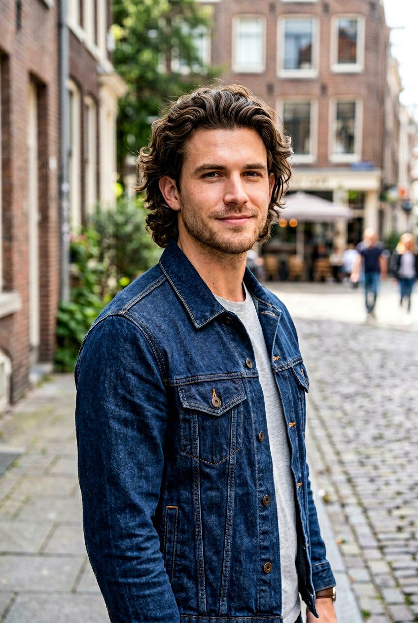 Wavy Bro Flow - 20 mens haircut for wavy medium hair - 20 men’s haircut for wavy medium hair