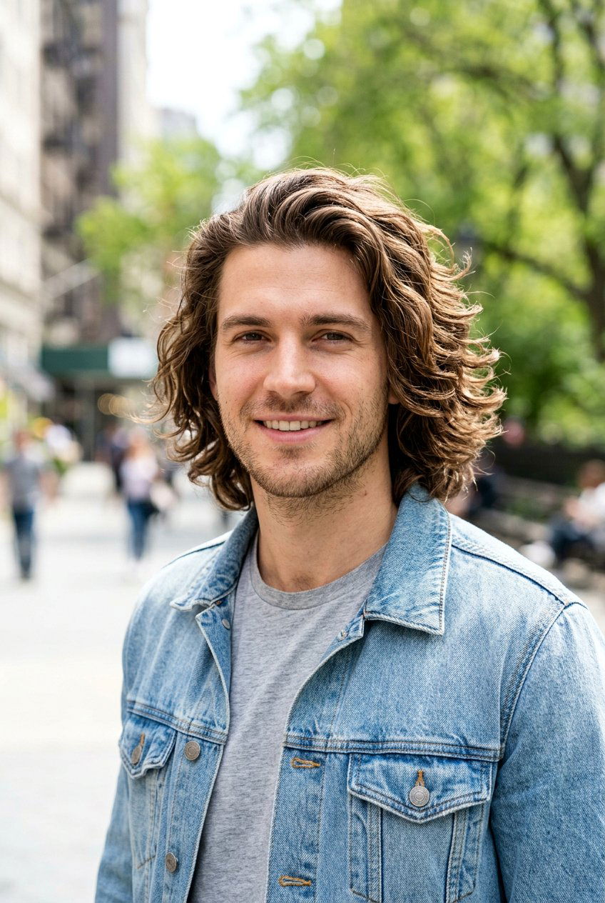 Wavy Bro Flow With Layered Ends - 20 bro flow with layers men - 20 bro flow with layers men