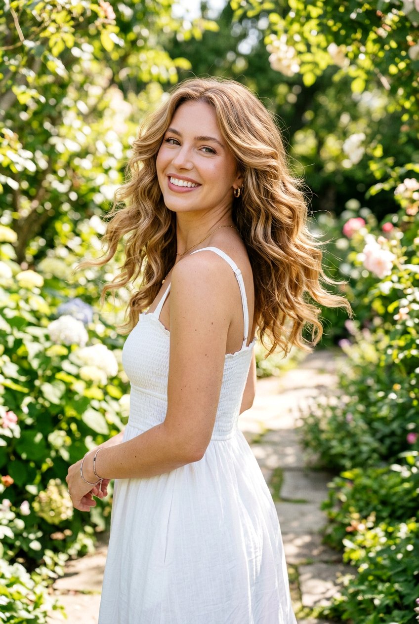 Wavy Butterfly Haircut - 20 soft butterfly layers for mature women - 20 soft butterfly layers for mature women