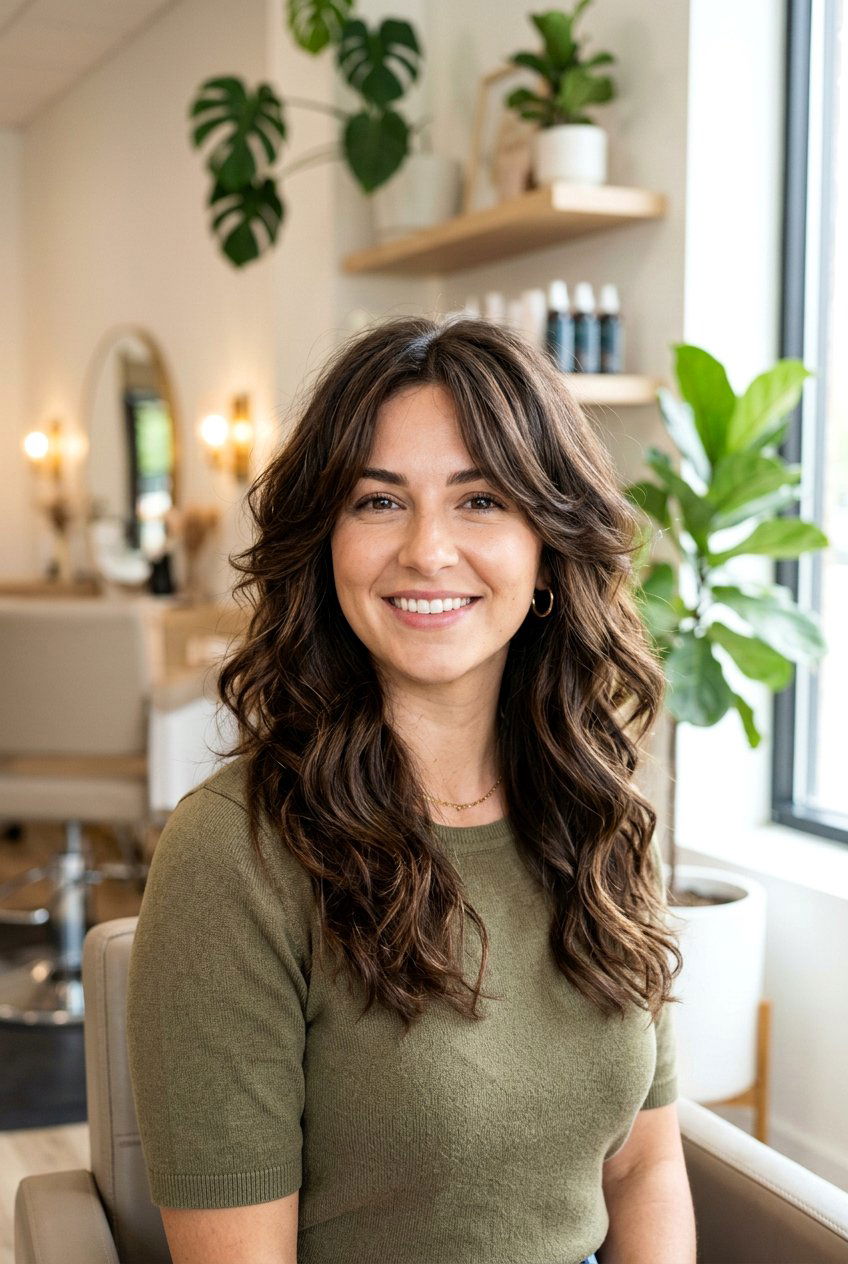 Wavy Butterfly Haircut - 20 butterfly layers for long hair - 20 butterfly layers for long hair