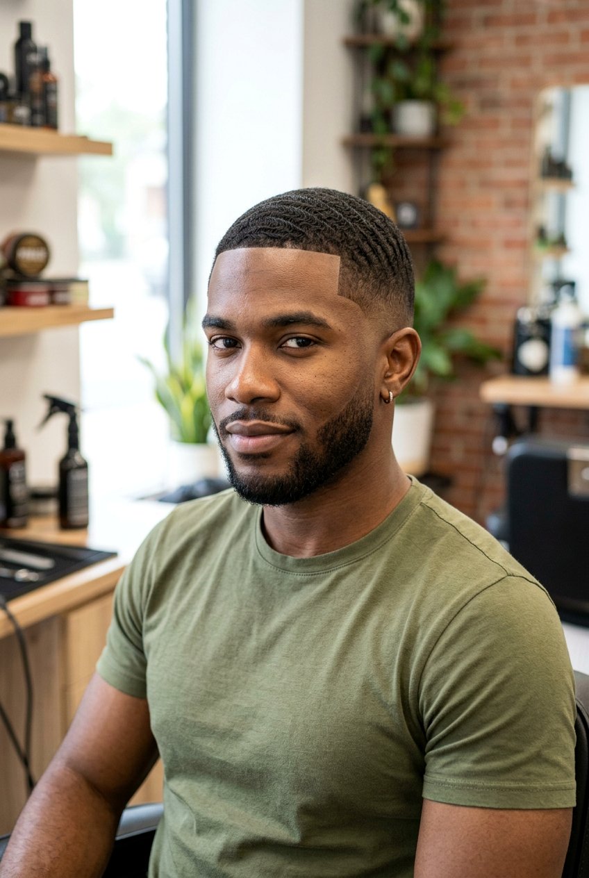 Wavy Buzz Cut - 20 mens haircut for thick wavy hair - 20 men’s haircut for thick wavy hair