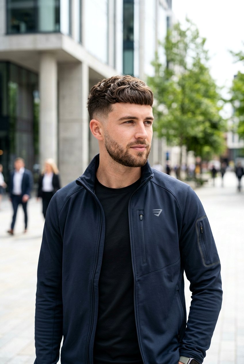 Wavy Caesar Cut - 20 mens haircut for wavy medium hair - 20 men’s haircut for wavy medium hair