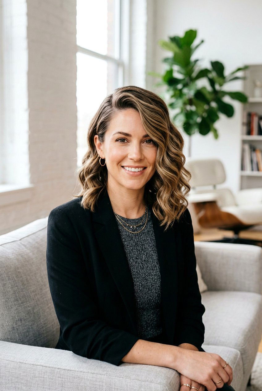 Wavy Comb Over Bob - 20 hairstyles for widows peak women - 20 hairstyles for widows peak women