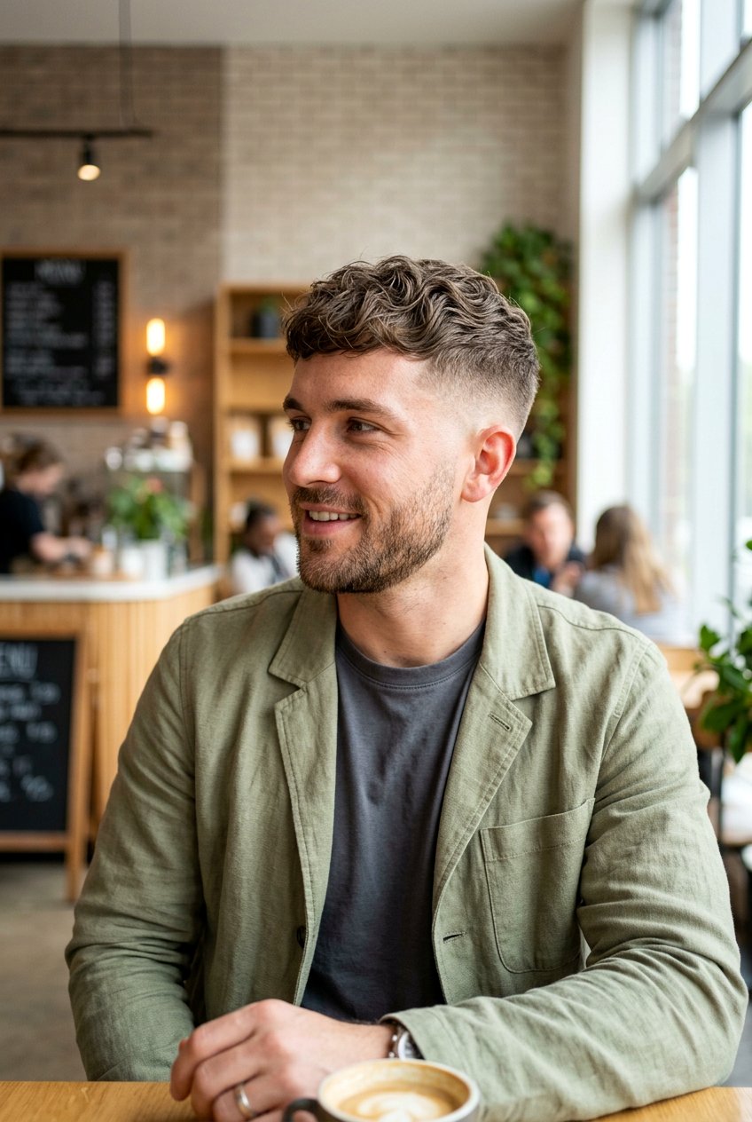 Wavy Crop Fade Haircut Men - 20 crop fade haircut men - 20 crop fade haircut men