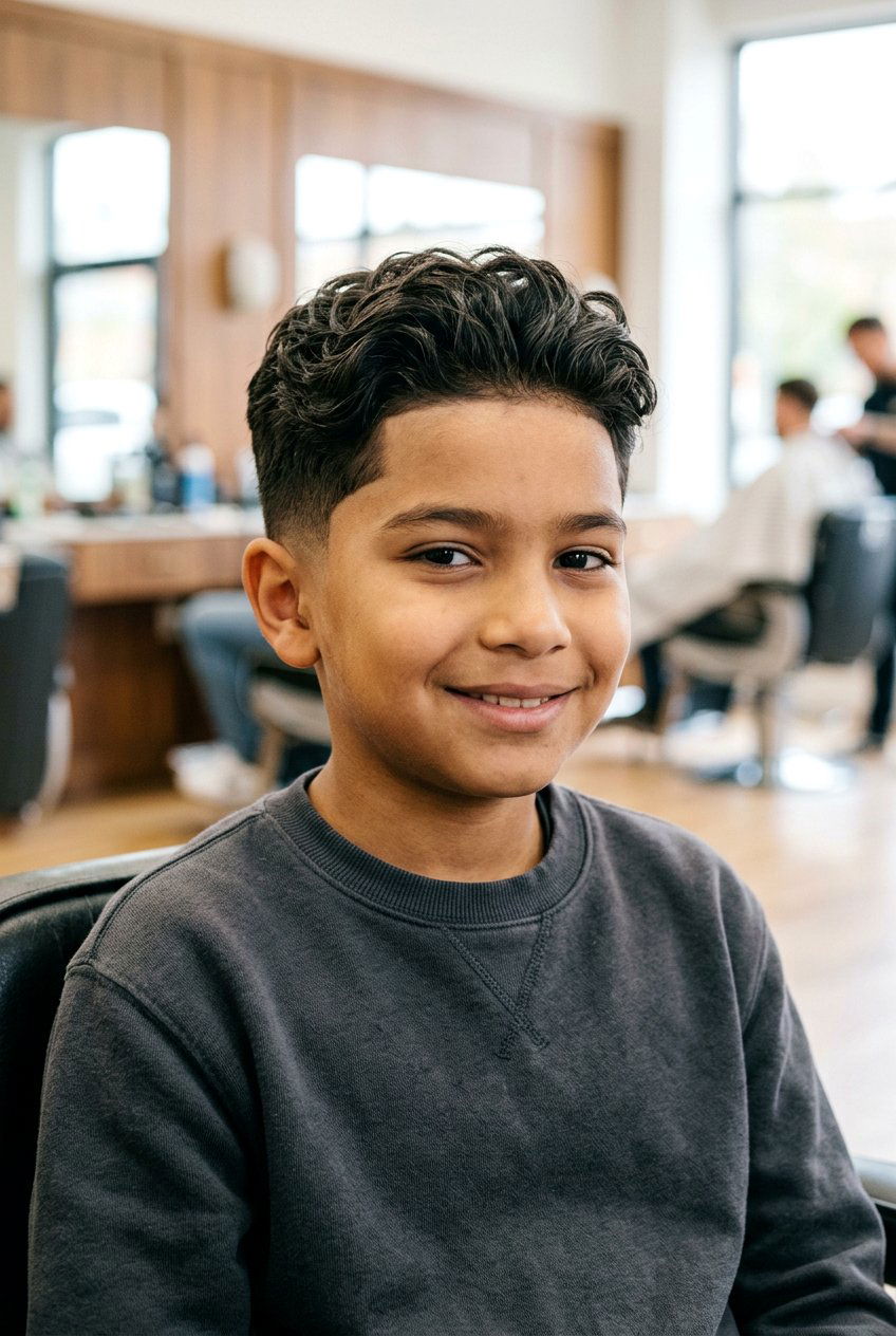 Wavy Crop with Taper - 20 clean crop haircut for boys - 20 clean crop haircut for boys