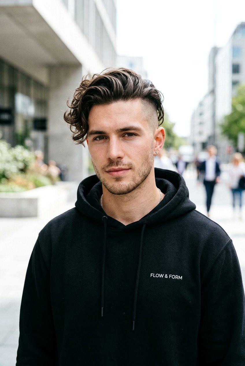 Wavy Flow With Undercut - 20 surfer flow for wavy hair men - 20 surfer flow for wavy hair men