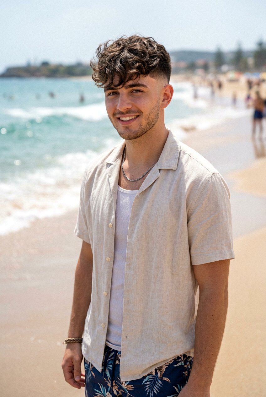 Wavy Fluffy Fringe Fade Boys Haircut - 20 boys haircut with fluffy fringe - 20 boys haircut with fluffy fringe