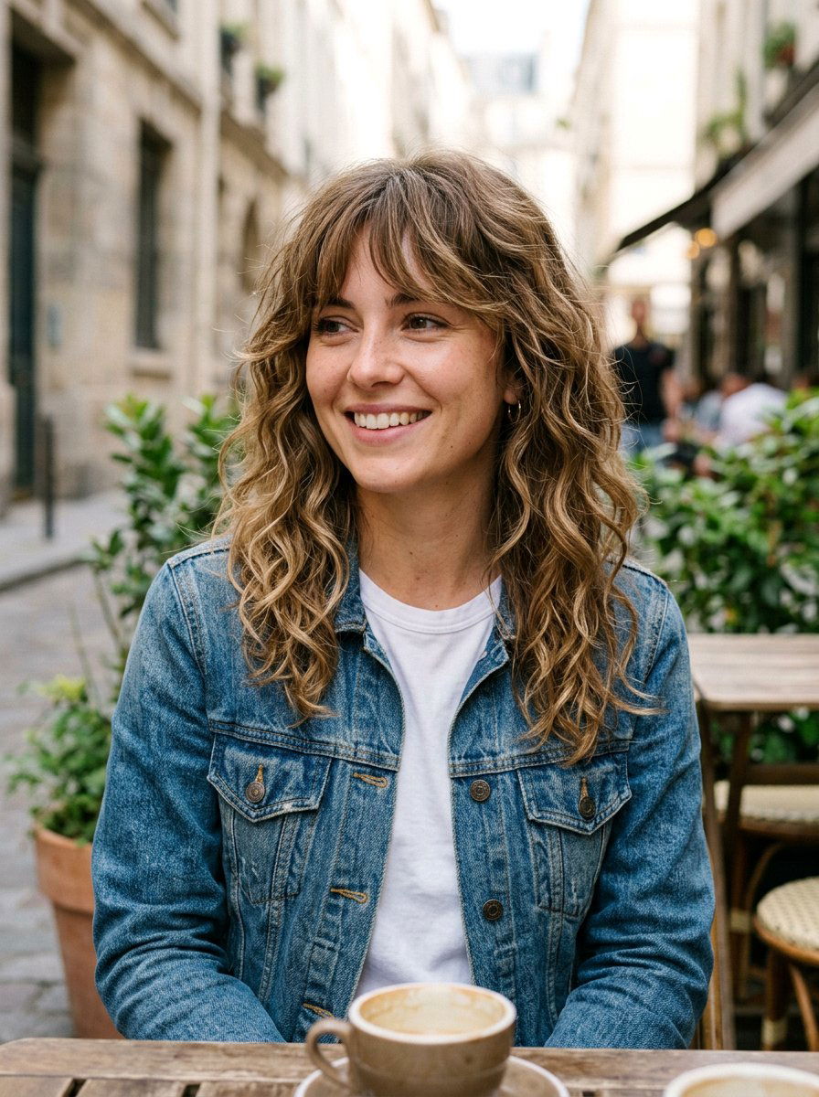 Wavy French Shag Haircut - 20 french shag haircut for women - 20 french shag haircut for women