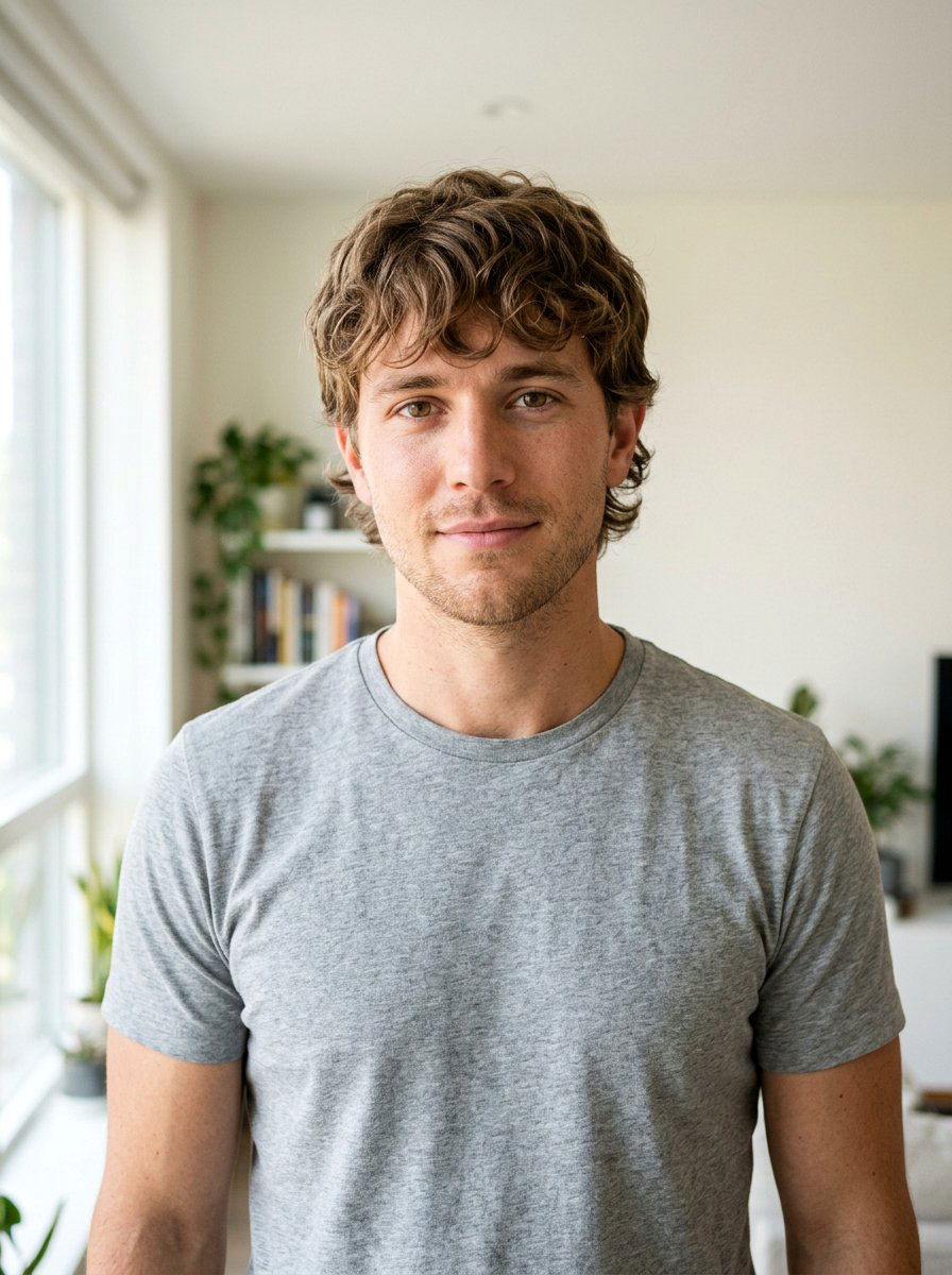 Wavy Fringe With Natural Length Sides Men - 20 wavy fringe haircut men - 20 wavy fringe haircut men