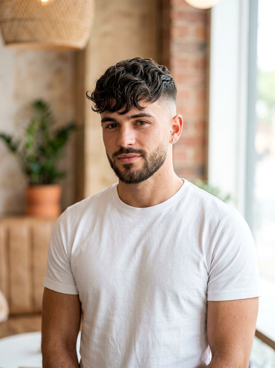 Wavy Fringe With Skin Fade Men - 20 wavy fringe haircut men - 20 wavy fringe haircut men