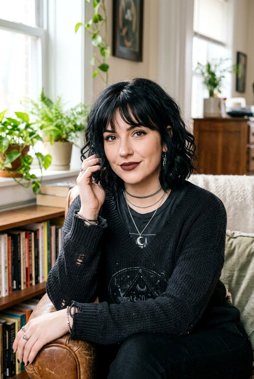 Wavy Goth Bob Haircut - 20 goth bob haircut - 20 goth bob haircut