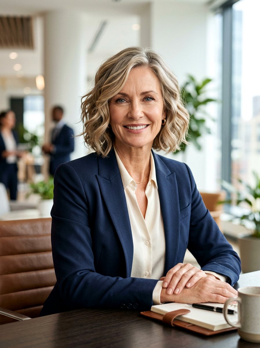 Wavy Graduated Bob Haircut - 20 wavy bob haircut for mature women - 20 wavy bob haircut for mature women