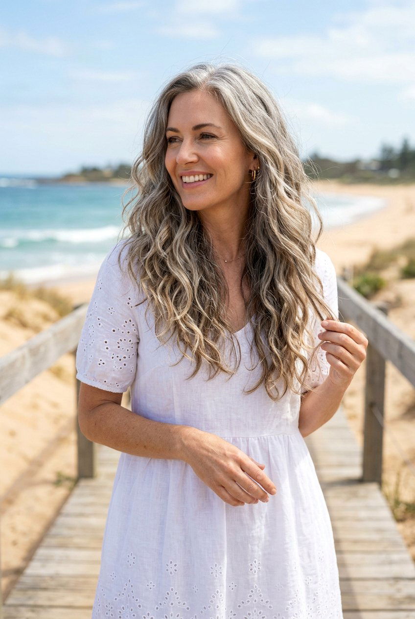 Wavy Gray Blending Hair - 20 low maintenance gray blending hair - 20 low maintenance gray blending hair