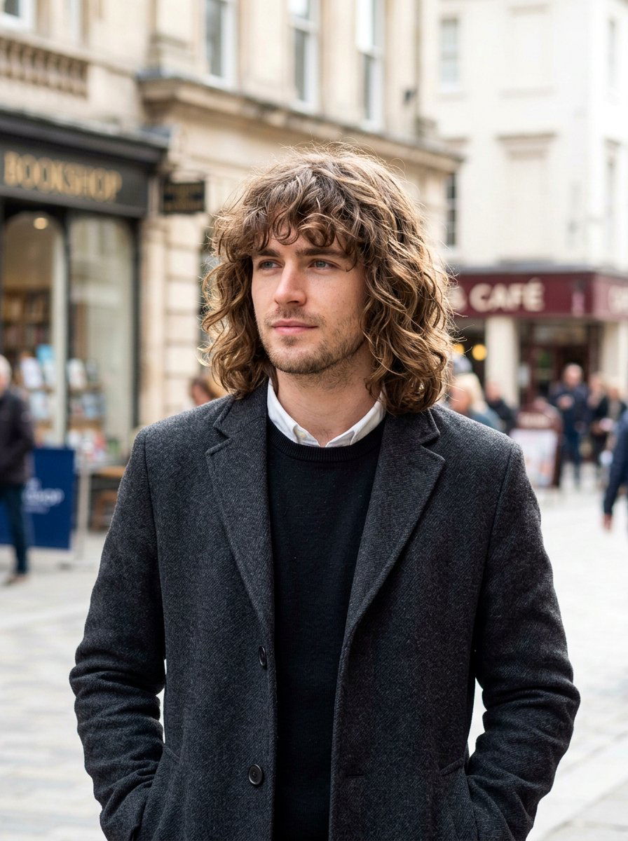Wavy Hair With Fringe - 20 shoulder length wavy haircut men - 20 shoulder length wavy haircut men