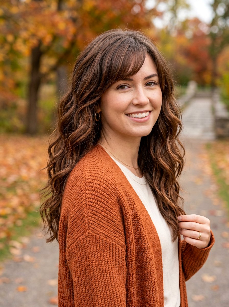 Wavy Hair With Side Swept Bangs - 20 wavy hairstyle ideas for women - 20 wavy hairstyle ideas for women