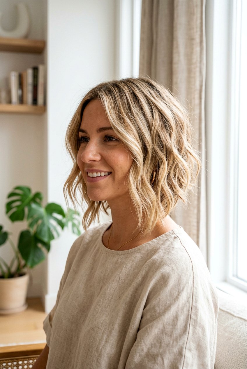 Wavy Inverted Bob - 20 inverted bob haircut - 20 inverted bob haircut