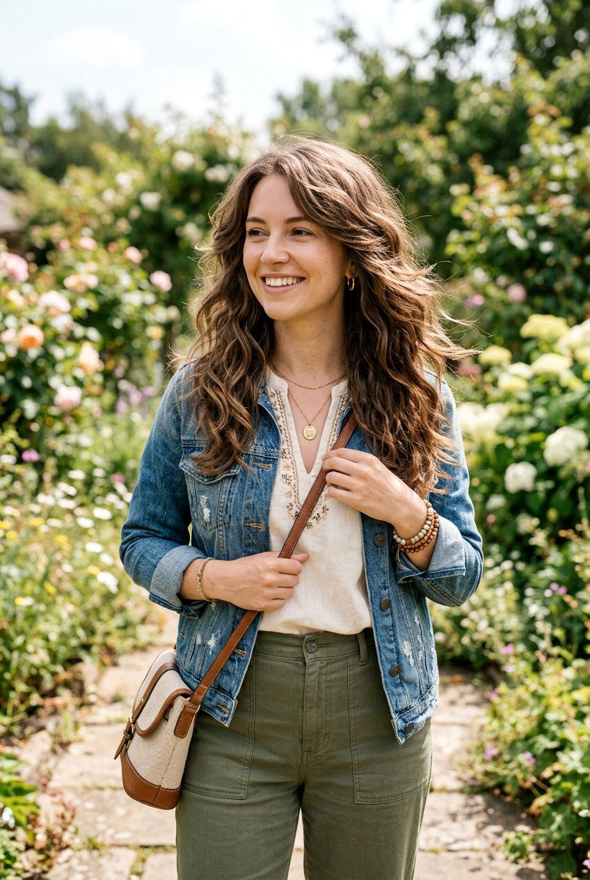 Wavy Layered Mom Haircut - 20 chic mom haircut - 20 chic mom haircut