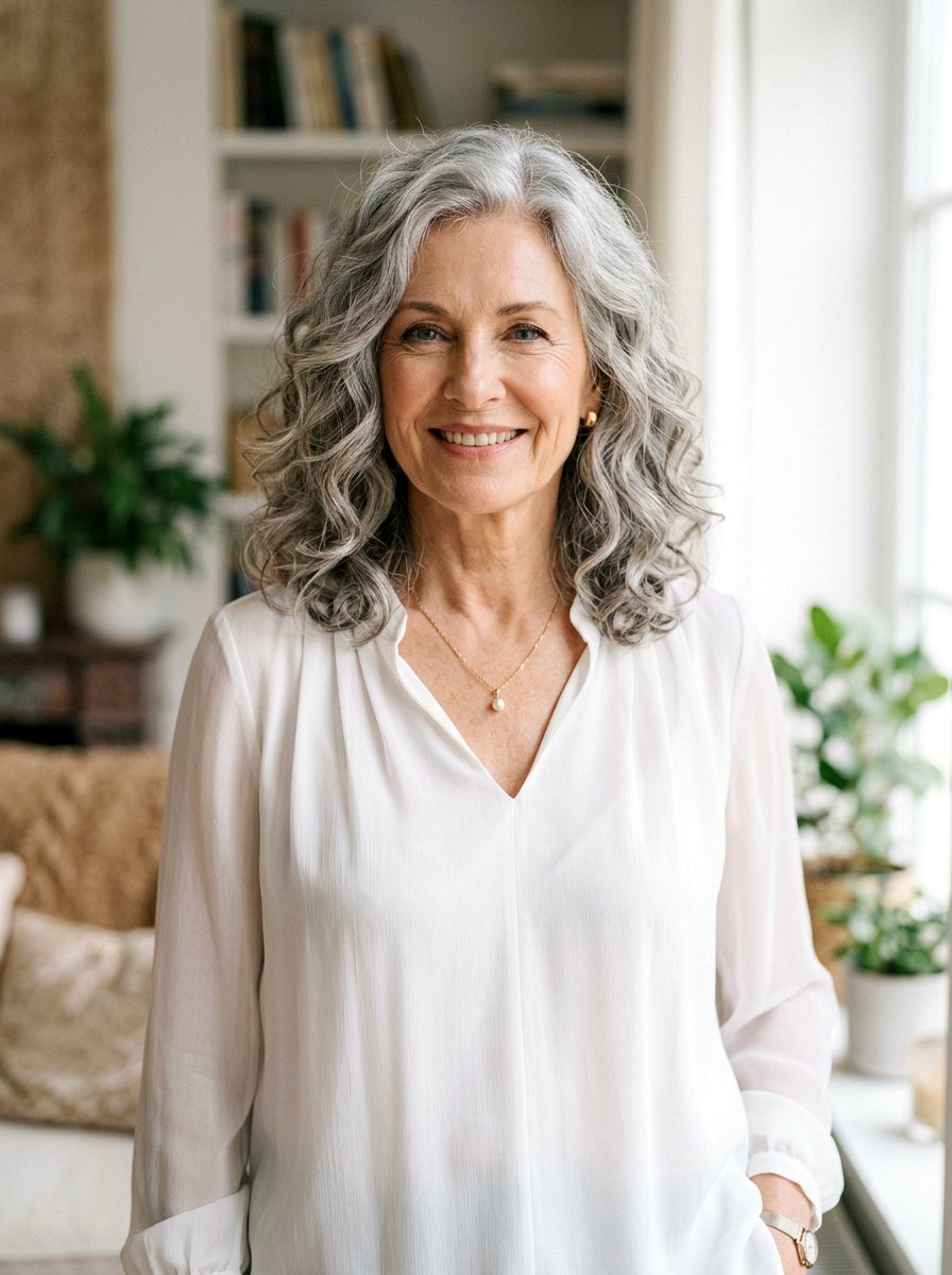 Wavy Lob - 20 formal bob hairstyle for older women - 20 formal bob hairstyle for older women