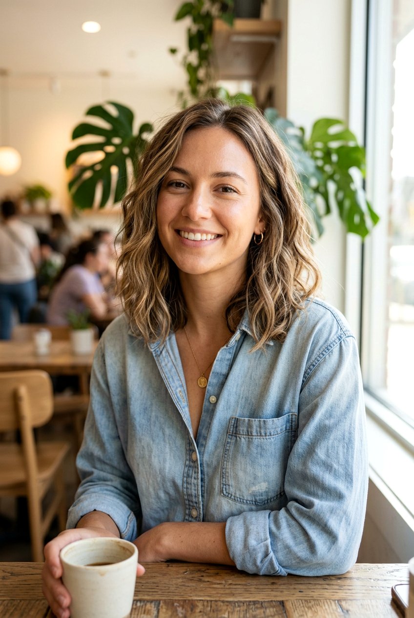 Wavy Lob - 20 moms haircut ideas for low maintenance - 20 moms haircut ideas for low maintenance