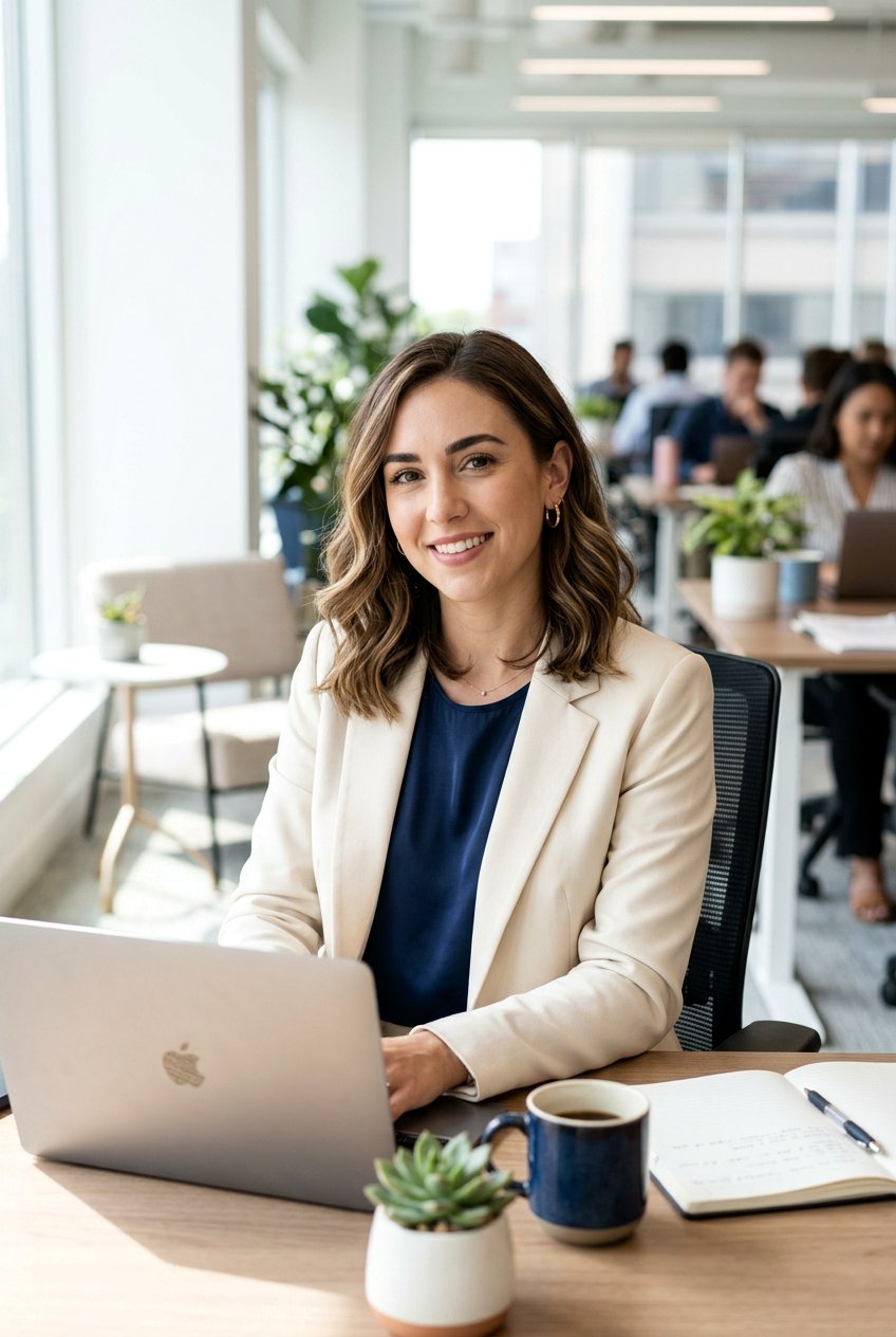 Wavy Lob For Office - 20 professional hairstyles for women - 20 professional hairstyles for women